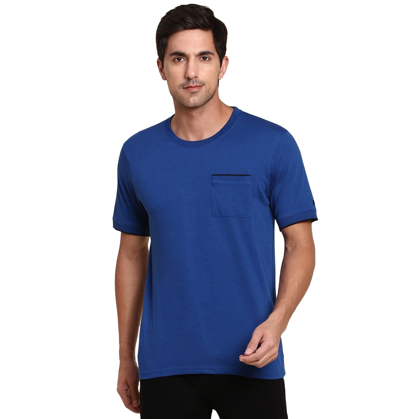Dennis Lingo MenS Slim Fit Blue T-Shirt