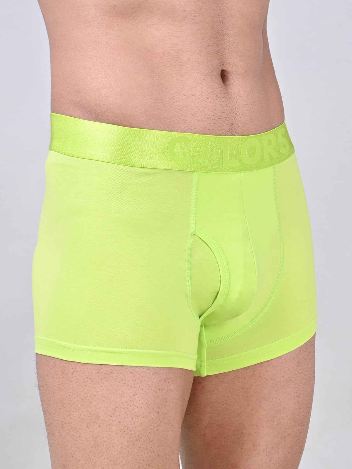 Rupa Colors Pep Collection Trunk for Men, Anti Ride-Up, Snug Fit, Pack of 1 Fluorescent Green