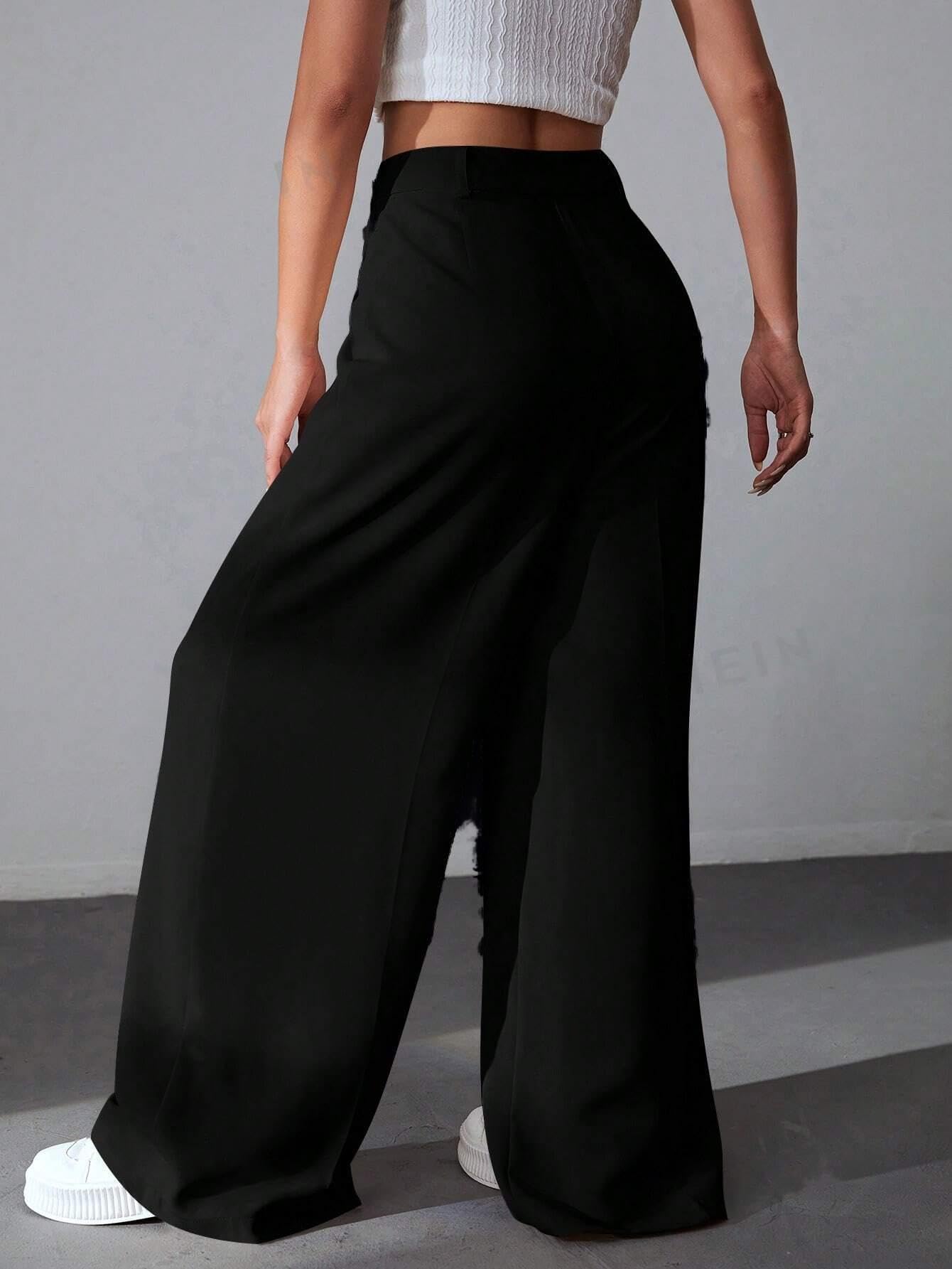 Leriya Fashion Trouser For Women Black