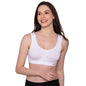 Bonjour Womens Wirefree Sports Bra|| Non Padded Cotton Full Coverage Bra for Gym, Workout,Yoga||Antimicrobial & Anti Bacterial