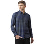Thomas Scott Checkered 100% Cotton with Spread Collar Casual Shirts for Mens