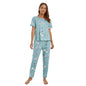 SHIENZY Womens Stylish Avacado Printed Night Suit || T-Shirt & Pyjama for Nightwear Set || Casual Lounge & Sleep Wear for Girls
