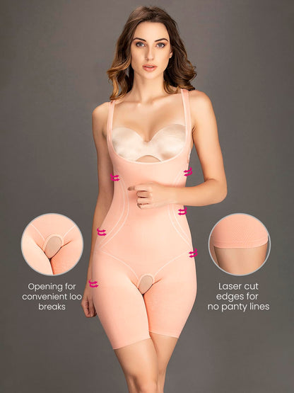 Clovia Womens Other Shapewear (SW0002F16-L/XL_Orange X-Large