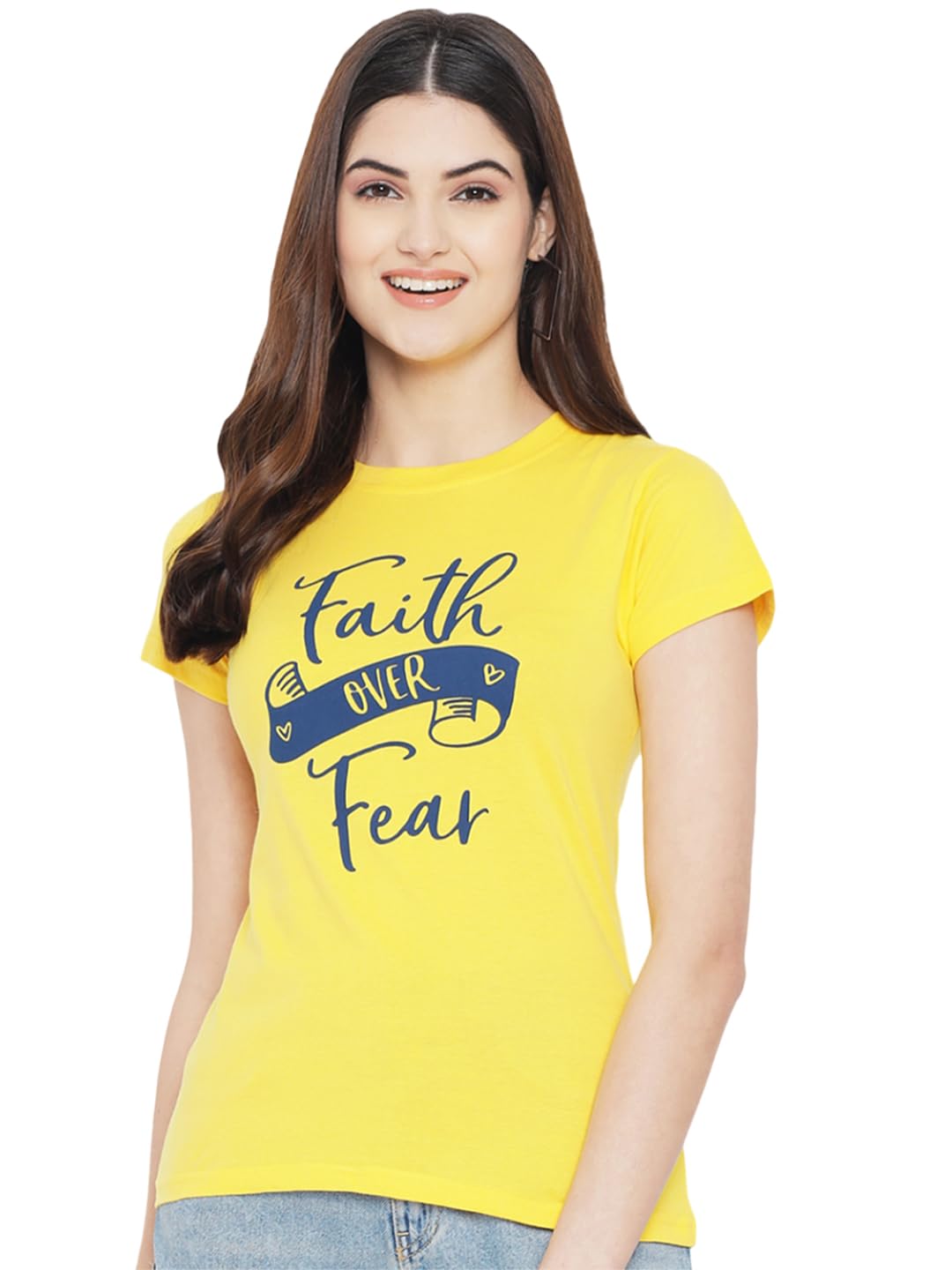 Tee Projekt Womens Cotton Blend Regular Fit T-Shirt