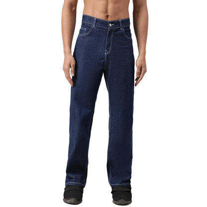 Kotty MenS Cotton Lycra Blend Relaxed Fit Mid Rise Jeans