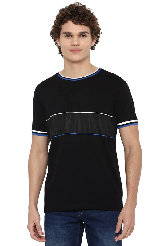 Allen Solly Men Slim Fit Solid T-Shirt