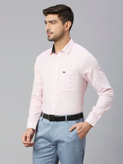 Thomas Scott 100% Cotton Slim Fit Solid Formal Shirts for Mens