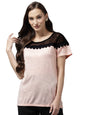 Aarika Women's Regular Fit Shirt (TP-W-M-12108_Peach XL)