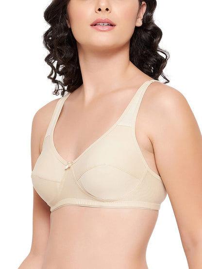 Clovia Womens Bra Beige