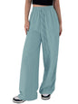 Greciilooks Trousers For Women Light Blue