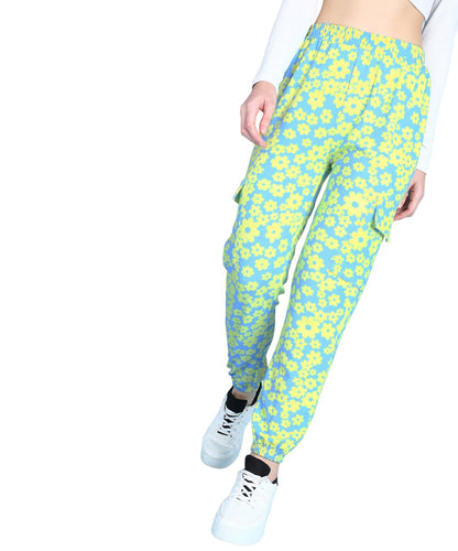 POPWINGS Casual Printed Joggers for Women || Latest Stylish Western Women Joggers for Summer || Pull-On Women Joggers Pants || W