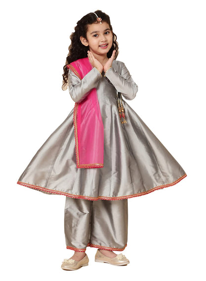 A.T.U.N. Girls Anarkali Palazzo Set