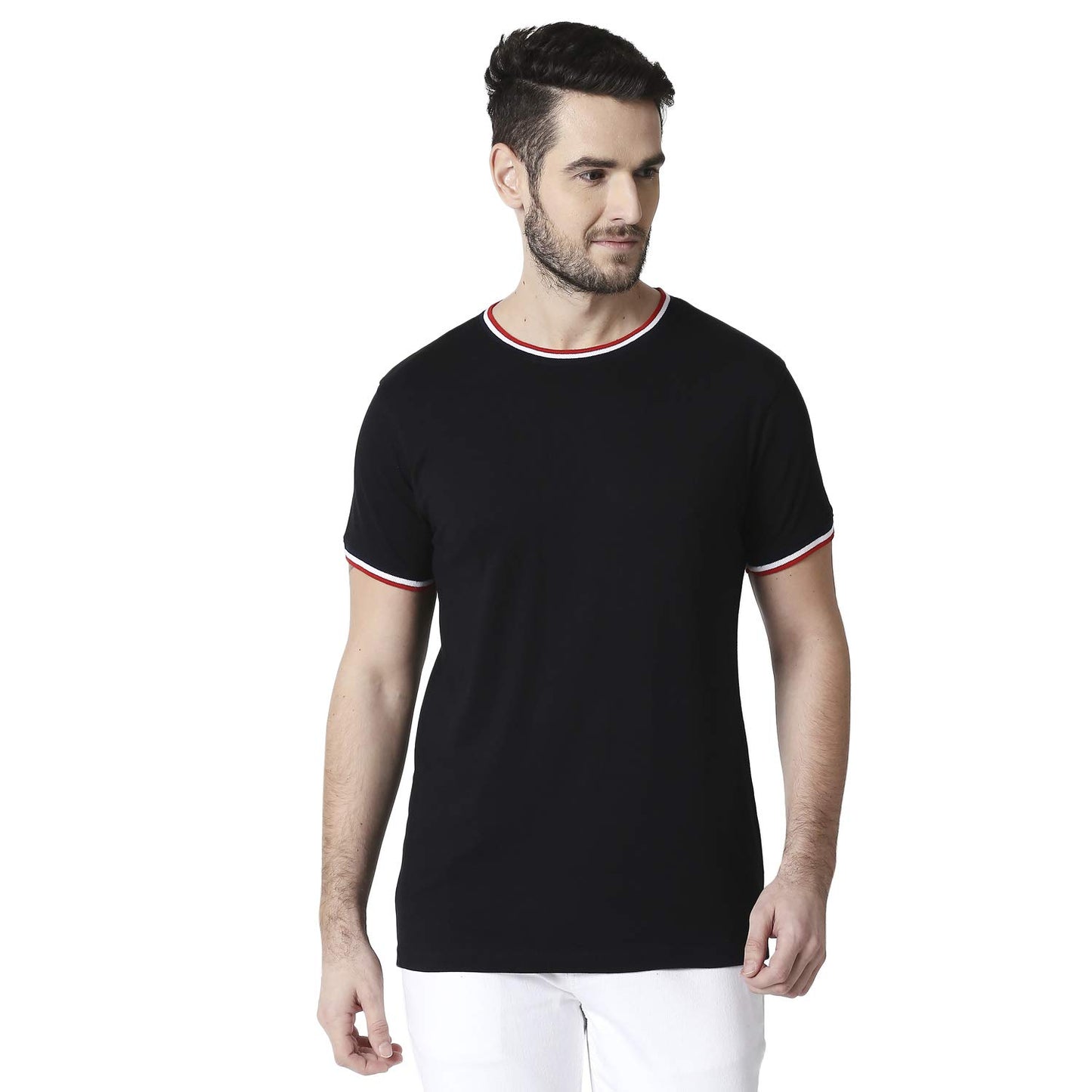 Bewakoof Mens Black T-Shirt