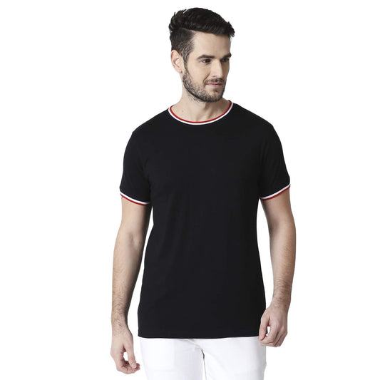 Bewakoof Mens Black T-Shirt
