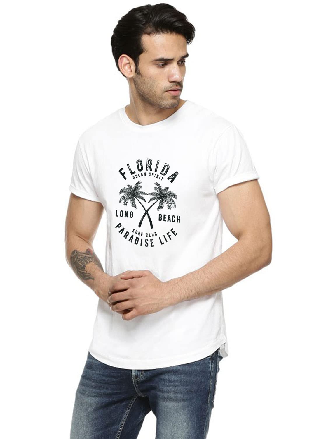 ADRO Florida Paradise Life Mens Printed T-Shirt
