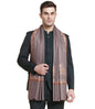 Weavers Villa Mens Acro Wool Blend Hand Embroidery Threadwork Shawl - Handloom Paisley - Stoles for Men - Gents Shawls - Soft &