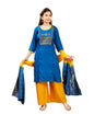 Aarika Girls Dark Green Colour Embroidery Cotton Kurti (10-15 Years)
