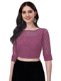 Pujia Mills WomanS Readymade Sleeveless Gold Blouse Halter Neck With String Pattern Backless Ethnic Wear Pattern Choli Blouse