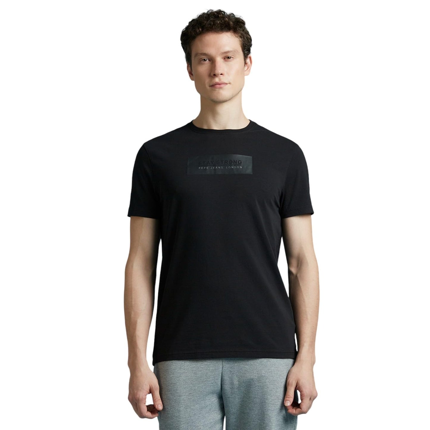 Pepe Jeans Men'S Slim Fit T-Shirt (Pm509879_Black