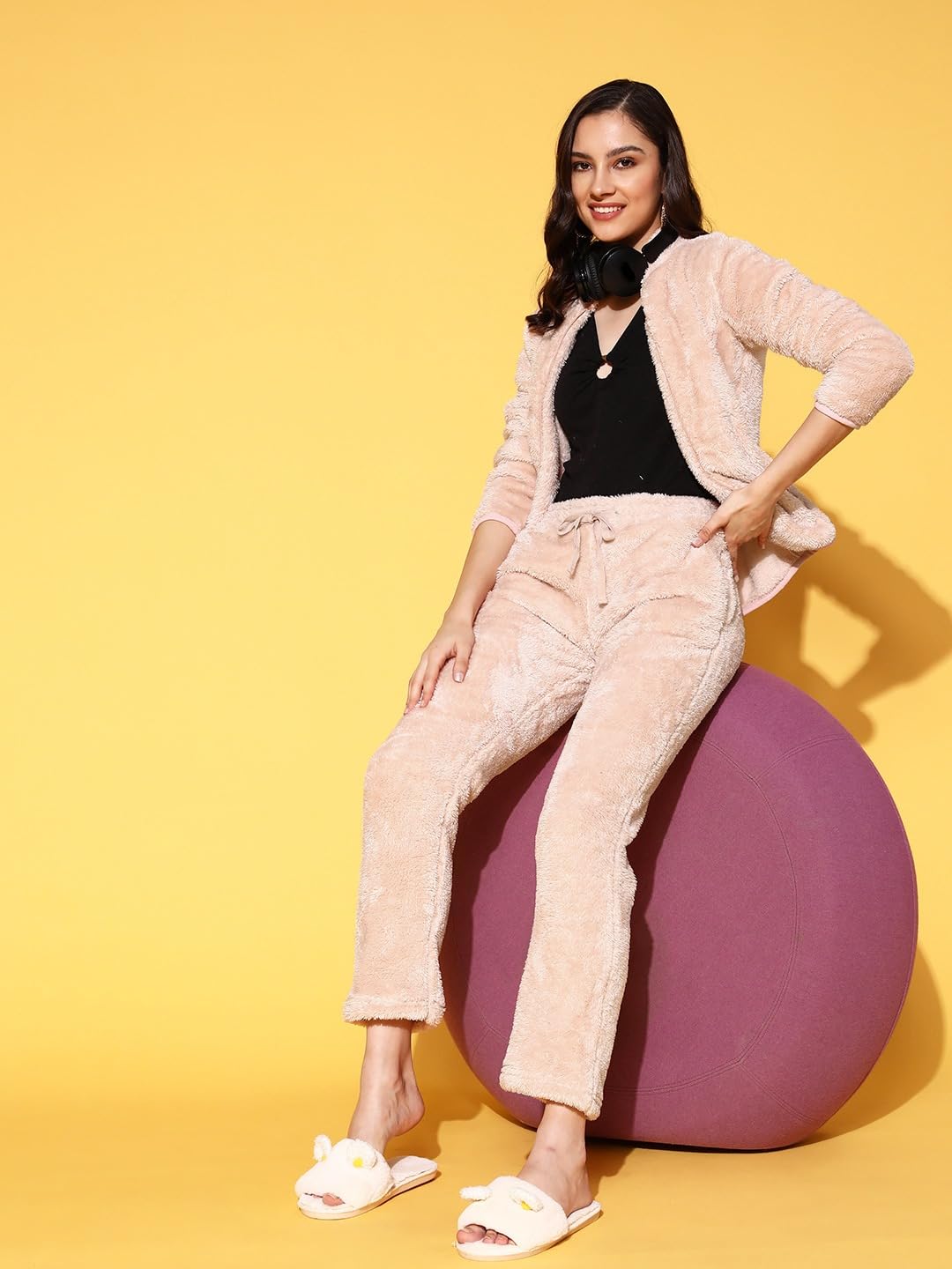 Sweet Dreams Women Solid Tracksuit