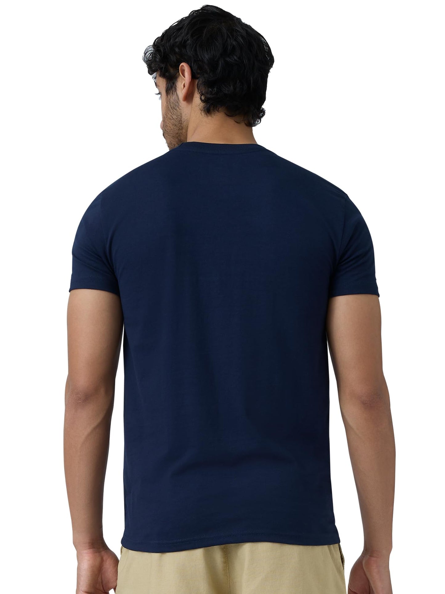 XYXX Mens Round Neck Regular fit Solid Tshirt | Softer Than Cotton | Cotton Rich Tshirt for Men| Anti-Microbial Silver Finish