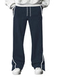 AVANOVA MansGrey Athletic Track Sweatpants Side Button Snap Closure Retro Sports Training Gym Running Workout Casual Street Sty
