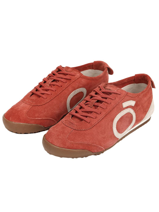 Bewakoof Mens Nitro Halo Series Suede Leather Sneakers 1003836 Orange_UK 10