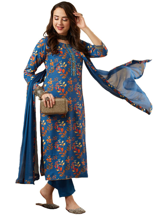 ANNI DESIGNER Women Kurta and Pant with Dupatta