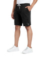 XYXX Athleisure Mens Cotton Melange Shorts | Ultra-Smooth Casual Everyday Wear | Tailored Relaxed Fit Solid Hype Shorts with Zi