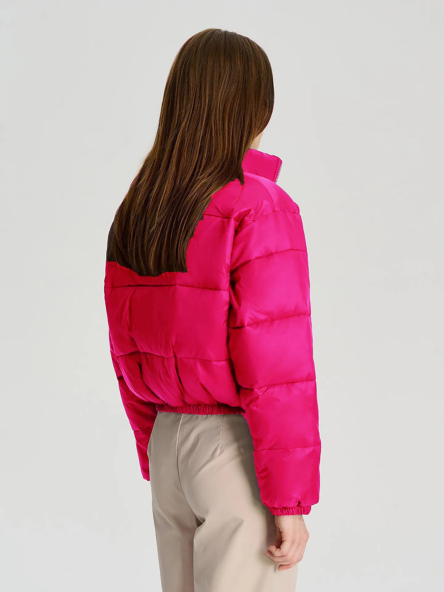 KOTTY Women Full Sleeve Solid Puffer Jacket