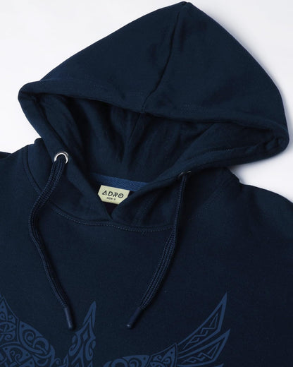 ADRO Hoodies for Men | Printed Hoodie for Men | Cotton Hoodie | Mens Hoodies | Sweatshirt for Men | Hooded Regular Fit Hoodie|H2