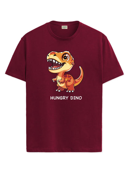 ADRO T Shirts for Boys & Girls || Dinosaur Printed T-Shirt || Ages 3-14 || 100% Cotton Round Neck Tshirt for Boys & Girls||KRN-D