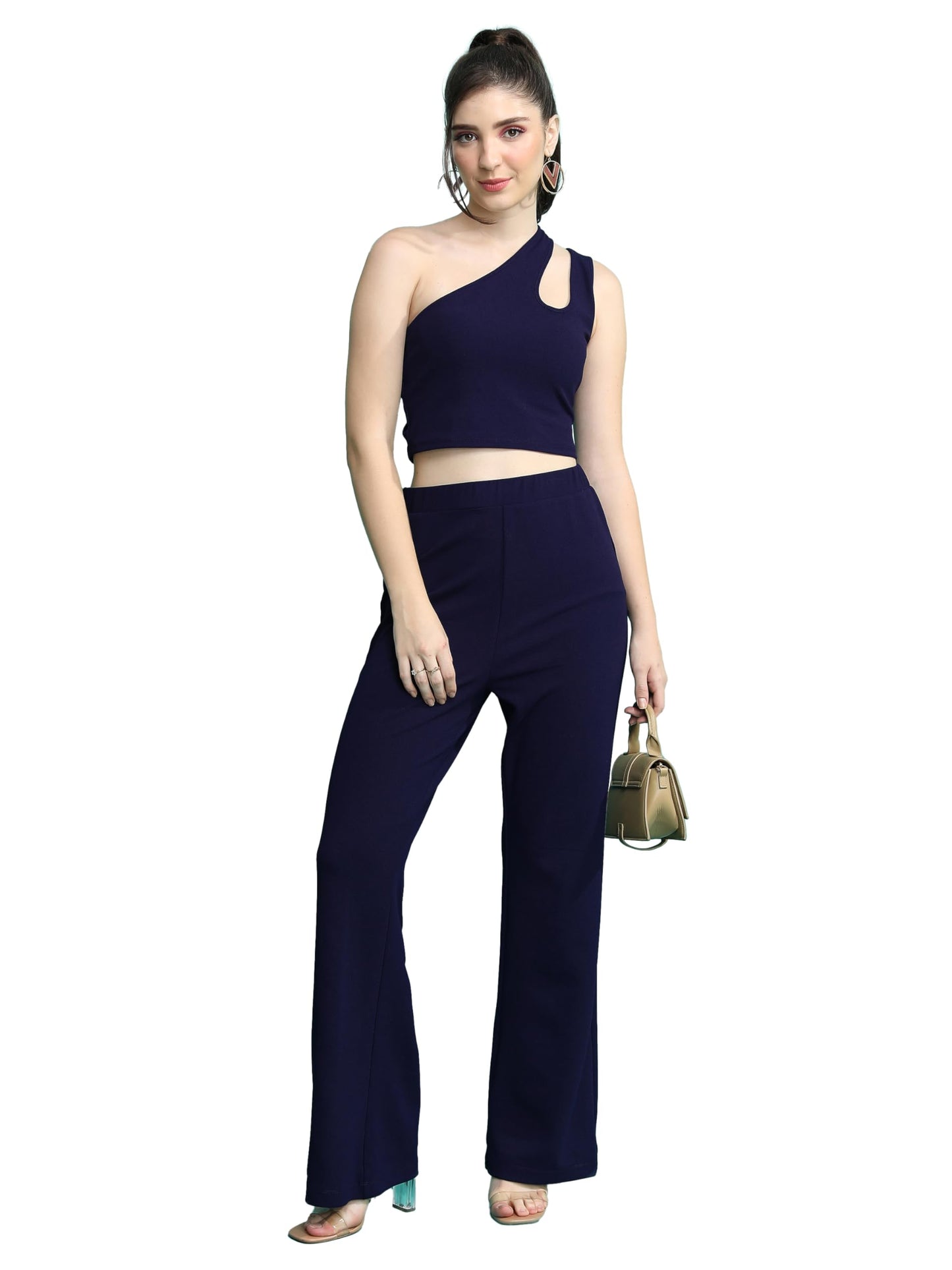 Ketch Women Casual Fit Navy Co-Ord Set