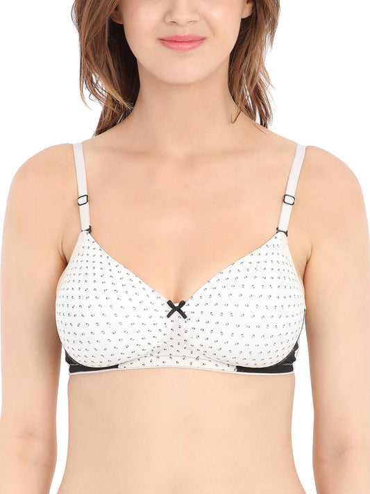 Clovia WomenS Padded Non Wired Bra (Br1486P18-34B_White_34 B)