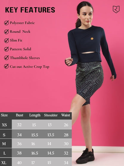 Rigo Activewear Top for Women | Active Wear, Western Top & Tshirts for Women | Comfort Fit Stylish Active T-Shirt for Girls | Gy