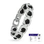 Astrotalk Metal Karungali Bracelet (Silver) | Certified Ebony Wood | Powerful Spiritual Protection, Emotional Balance & Positivity | Bracelet for Man & Women | Gift for Man & Woman