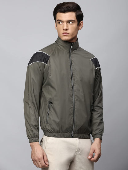 Dennis Lingo Polyester Regular Fit Full Sleeves MenS Panelled Shell Jacket With 2 Pockets - Lightweight Casual Winterwear For M