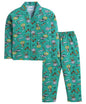Bumzee Green Boys Full Sleeeves Cotton Night Suit Age - 18-24 Months (Peb8090E-Grn)