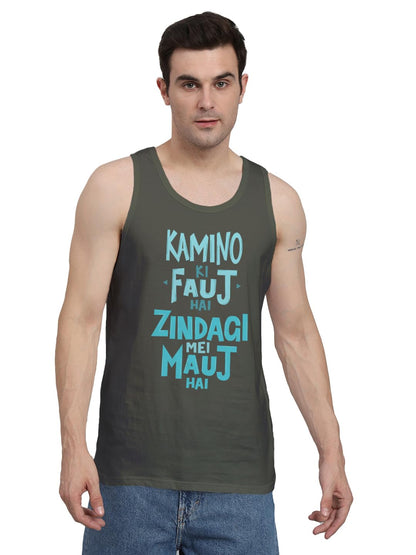 Peppyzone Mens Regular Fit Vest (TT-Trendy 56-60_Olive4