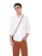 The Indian Garage Co Mens Regular Fit Solid Cutaway Collar Long Sleeves Sweater