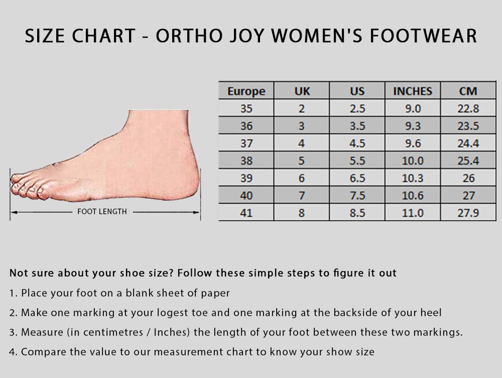 Ortho Joy Extra Soft Ladies Orthopaedic And Diabetic Comfort Fit Doctor Slippers For WomenS Daily Use/Mcr Chappals For Women
