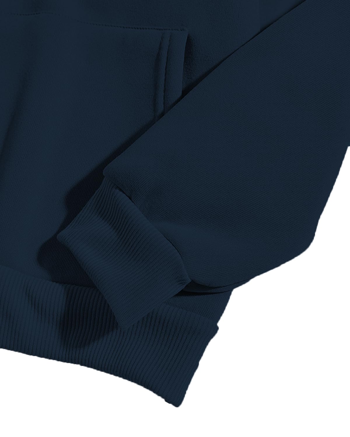 Adro Men'S Cotton Neck Hooded Sweatshirt (H20-M-Byo-Nb_Navy)