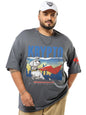 Bewakoof Official DC Merchandise Krypto Mens Graphic Print Oversized Fit Half Sleeve Round Neck Pure Cotton Plus Size T-Shirt_6