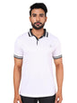 Rupa Colors Mens PLAYSURE Dry FIT Activewear Polo T-Shirt | 100% Polyester Fabric | Dual Color | Contrast Collar | Reflective Lo