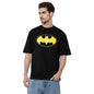 The Indian Garage Co Mens Warner Bros. Collection Boxy Fit Batman Crew Neck T-Shirt