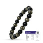 Astrotalk Richie Rich Bracelet | Money Magnet Crystal for Wealth, Confidence & Protection | With Pyrite & Black Obsidian | Bracelet for Man & Woman | Gift for Man & Woman