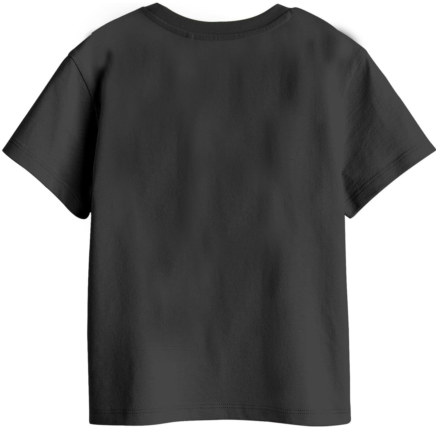 Bon Organik Girls Regular Fit T-Shirt (BON11420_Black
