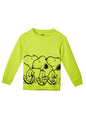 The Souled Store|Official Peanuts: Snoopy Kids and Girls Sweatshirts| Regular fit Graphic Printed| Full Sleeve|60% Cotton 40% Po