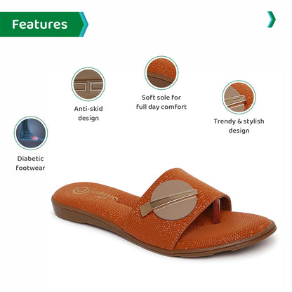 Ortho Joy Fancy Doctor Slipper For Women | Comfortable Fashionable Footwear For Women