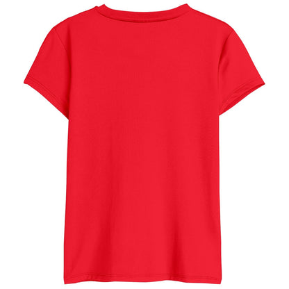 Bon Organik Womens Regular Fit T-Shirt (BON11511_Red